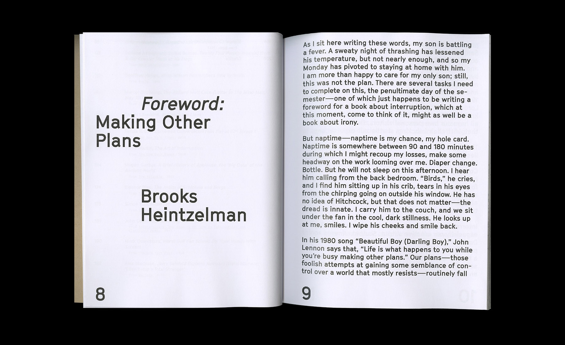 The Stream Will Soon Renew Its Smoothness, Soon the Visions Will Return — Brooks Heintzelman, 2018